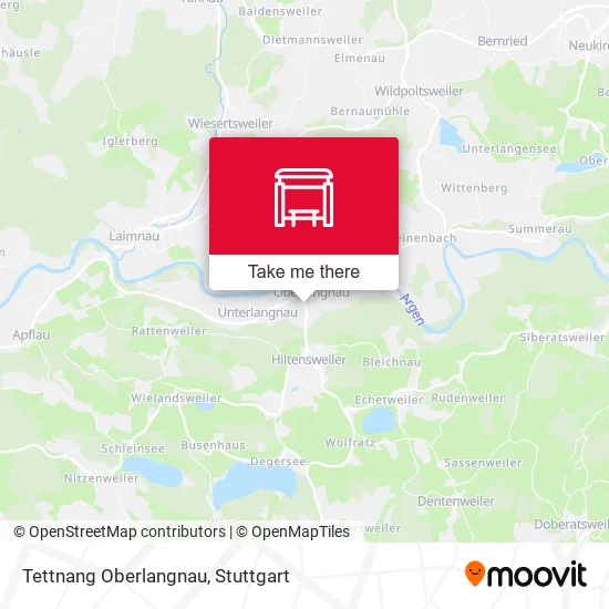 Карта Tettnang Oberlangnau