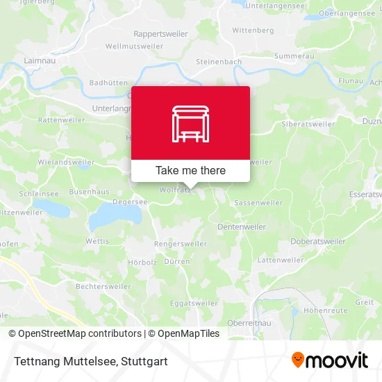 Карта Tettnang Muttelsee