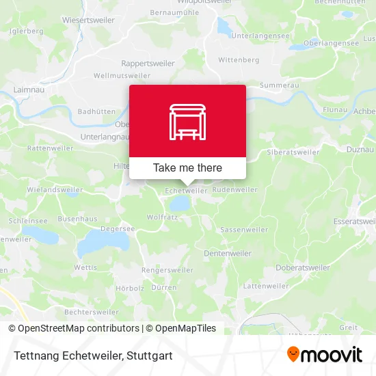 Карта Tettnang Echetweiler