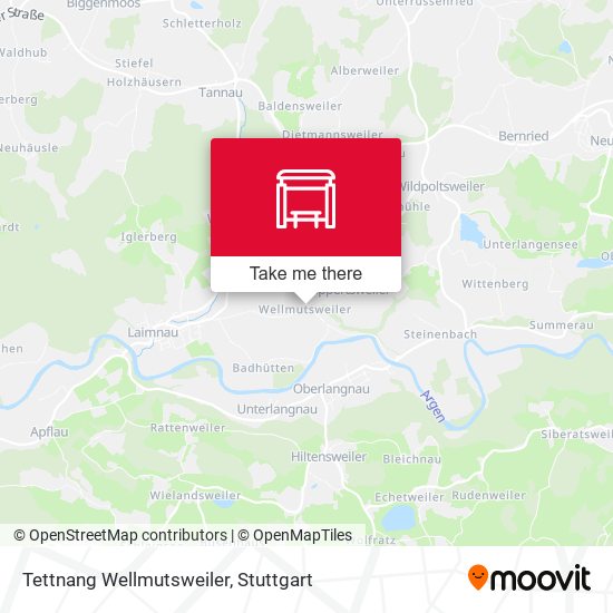 Карта Tettnang Wellmutsweiler