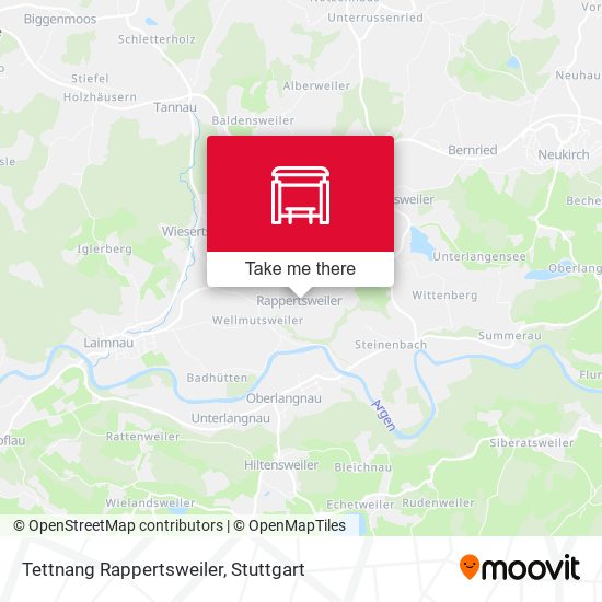 Карта Tettnang Rappertsweiler