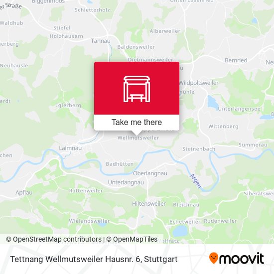 Tettnang Wellmutsweiler Hausnr. 6 map