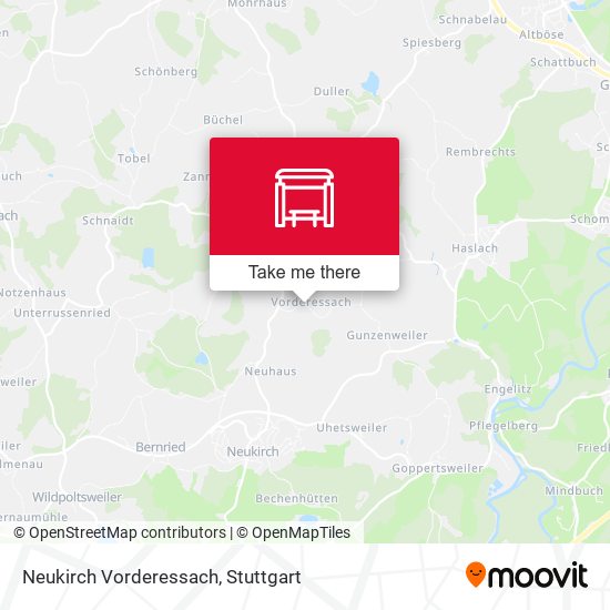 Карта Neukirch Vorderessach