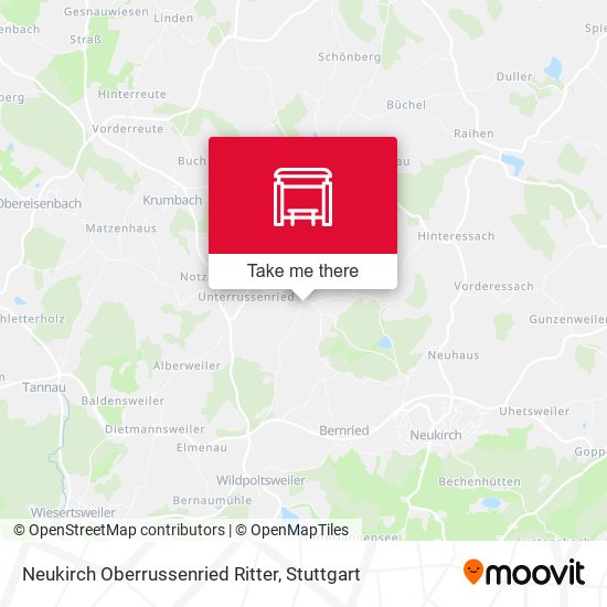Neukirch Oberrussenried Ritter map