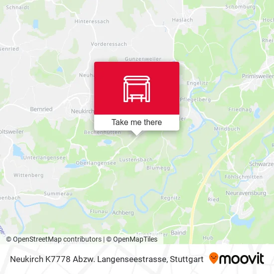 Карта Neukirch K7778 Abzw. Langenseestrasse