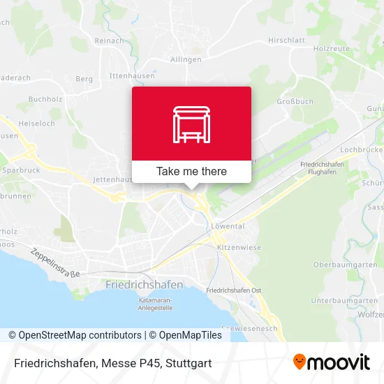 Карта Friedrichshafen, Messe P45