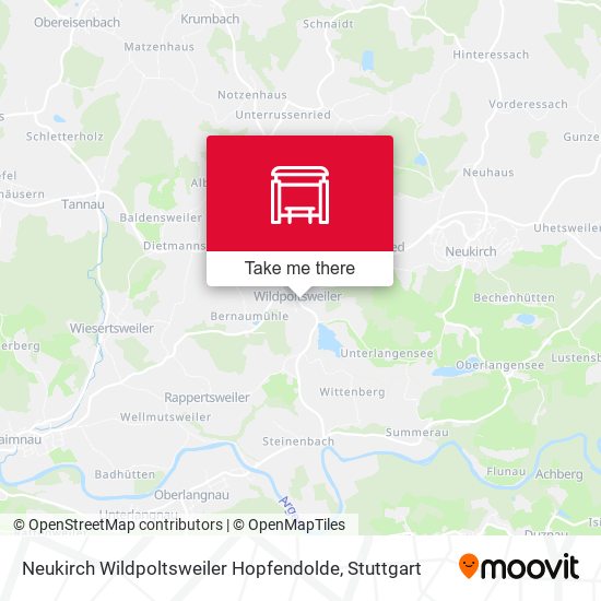 Карта Neukirch Wildpoltsweiler Hopfendolde