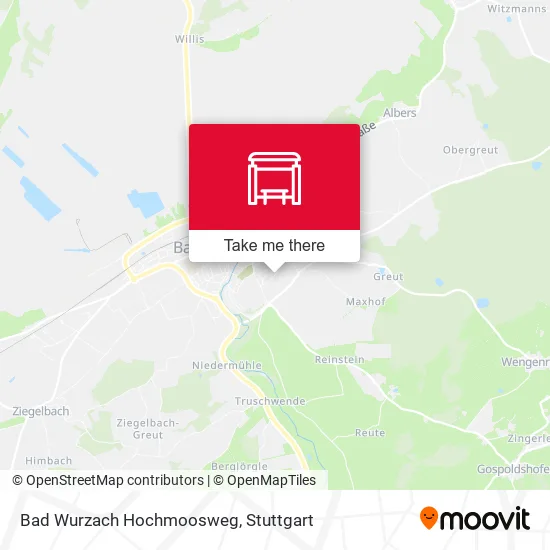 Карта Bad Wurzach Hochmoosweg