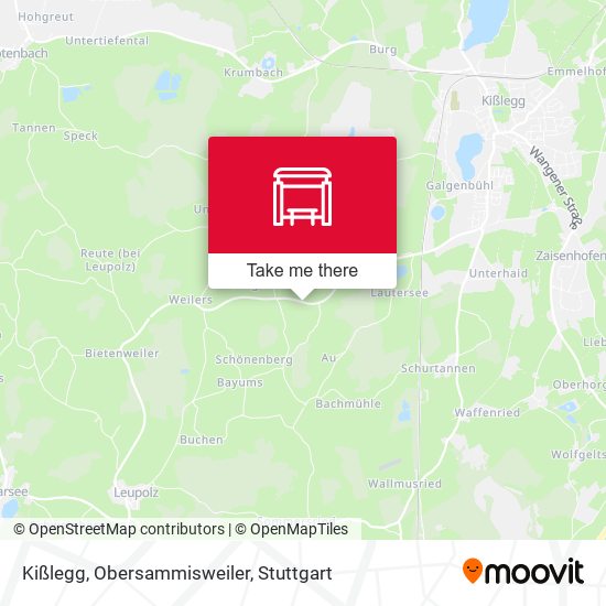 Kißlegg, Obersammisweiler map
