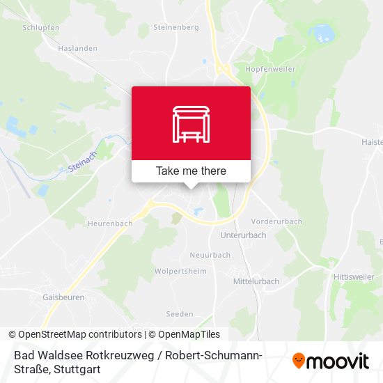 Bad Waldsee Rotkreuzweg / Robert-Schumann-Straße map