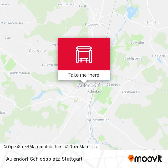 Карта Aulendorf Schlossplatz