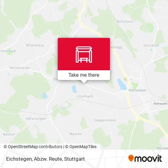 Карта Eichstegen, Abzw. Reute