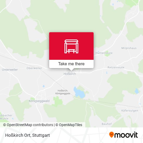 Карта Hoßkirch Ort