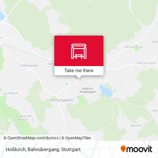 Hoßkirch, Bahnübergang map