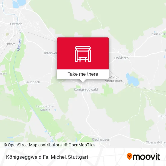 Карта Königseggwald Fa. Michel