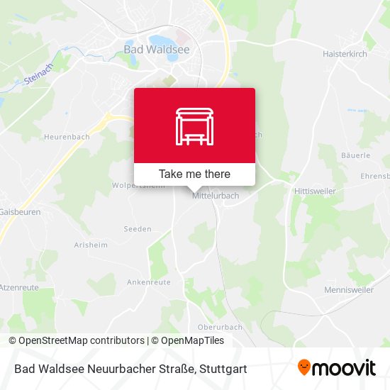 Bad Waldsee Neuurbacher Straße map