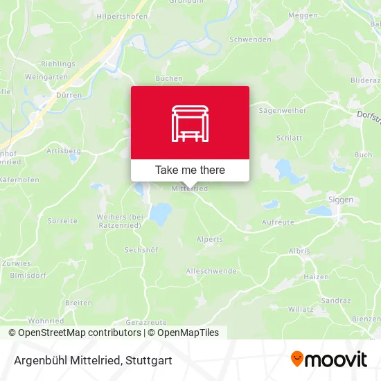 Карта Argenbühl Mittelried