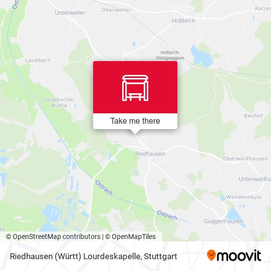 Riedhausen (Württ) Lourdeskapelle map