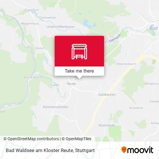 Bad Waldsee am Kloster Reute map