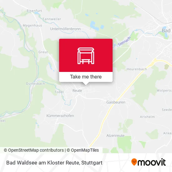 Карта Bad Waldsee am Kloster Reute
