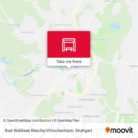 Карта Bad Waldsee Bleiche / Vötschenturm