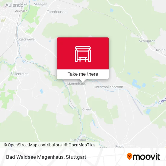 Карта Bad Waldsee Magenhaus