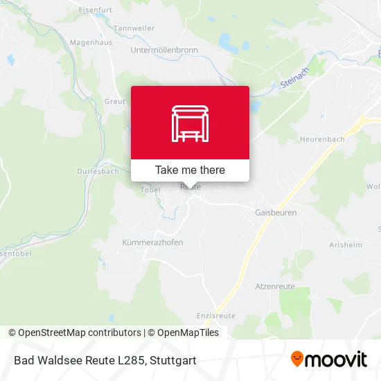 Карта Bad Waldsee Reute L285