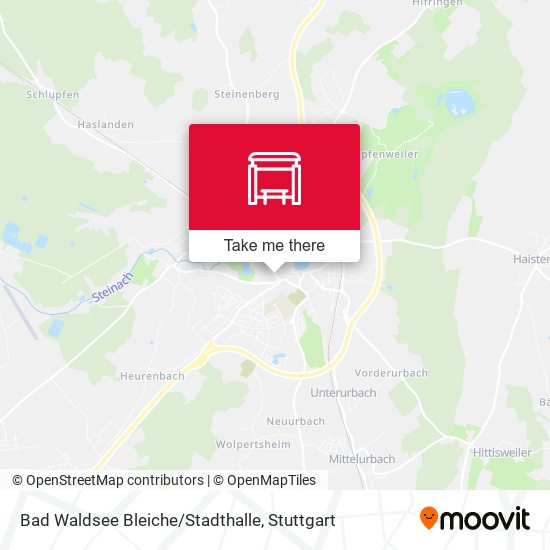 Bad Waldsee Bleiche/Stadthalle map
