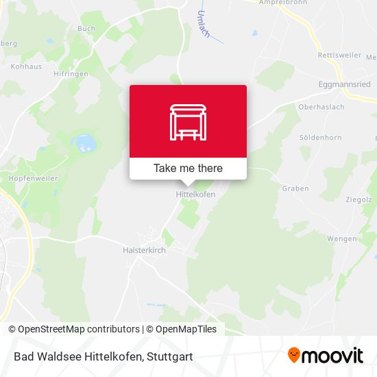 Bad Waldsee Hittelkofen map