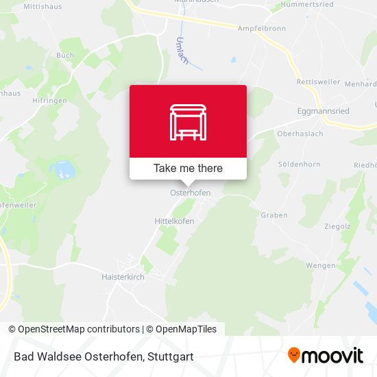 Bad Waldsee Osterhofen map