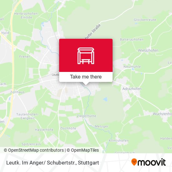 Карта Leutk. Im Anger/ Schubertstr.
