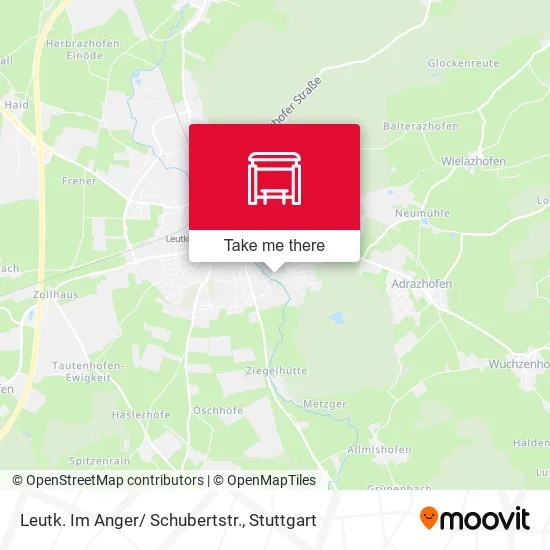 Карта Leutk. Im Anger/ Schubertstr.
