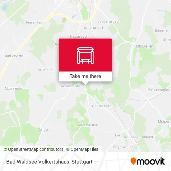 Карта Bad Waldsee Volkertshaus