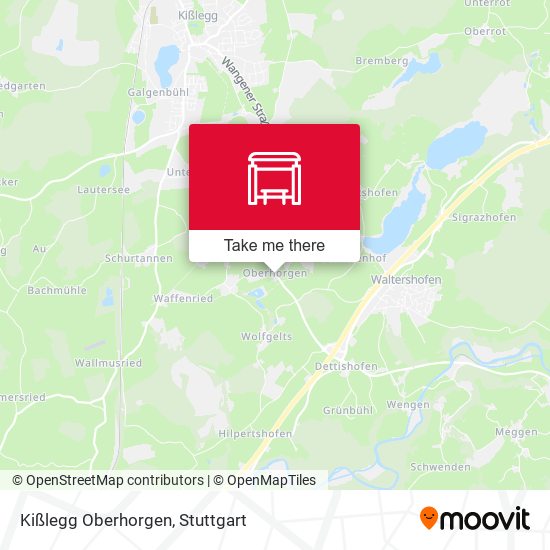 Kißlegg Oberhorgen map