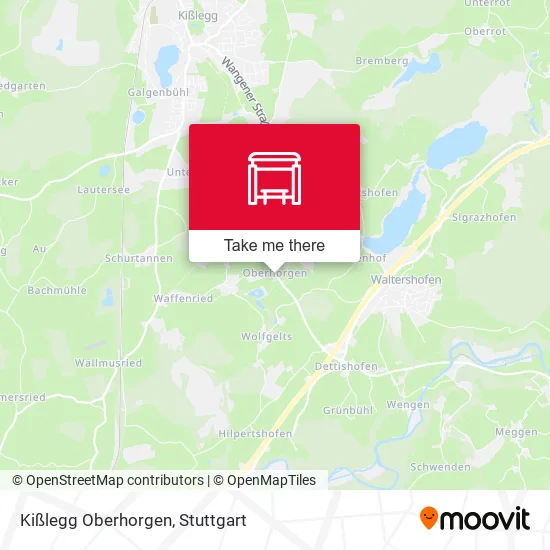 Карта Kißlegg Oberhorgen