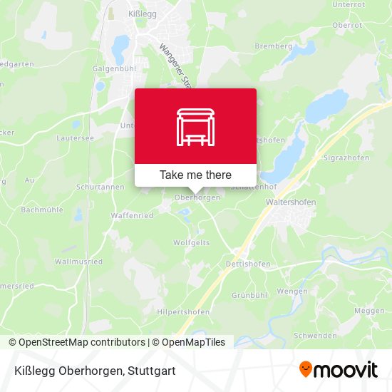 Kißlegg Oberhorgen map