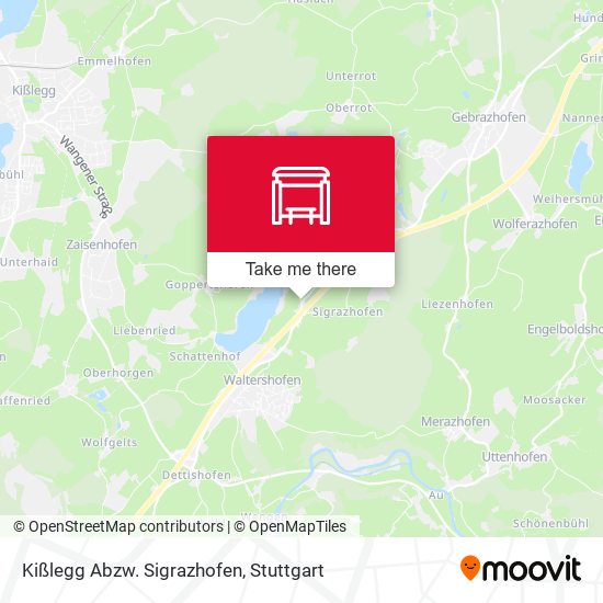 Kißlegg Abzw. Sigrazhofen map