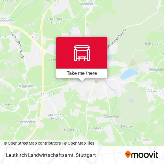 Карта Leutkirch Landwirtschaftsamt