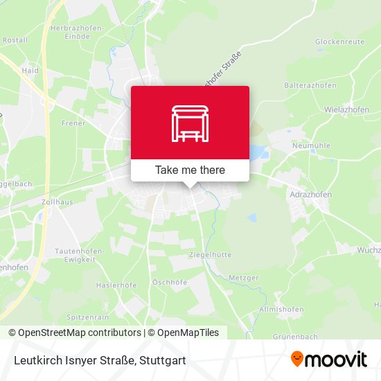 Leutkirch Isnyer Straße map