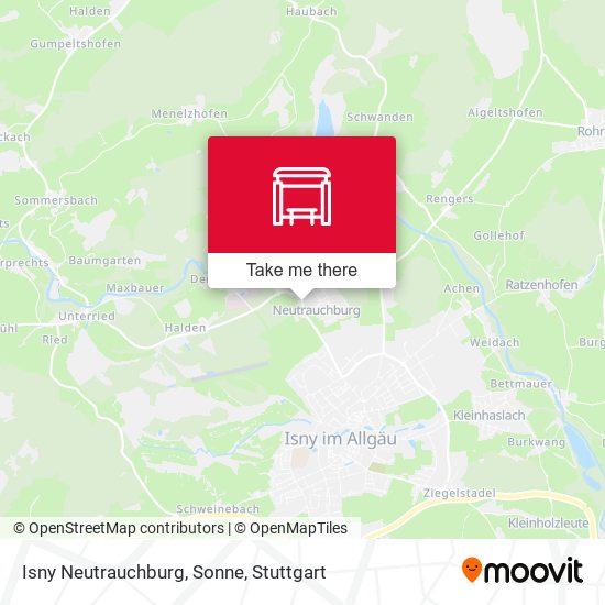 Isny Neutrauchburg, Sonne map