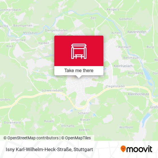 Isny Karl-Wilhelm-Heck-Straße map