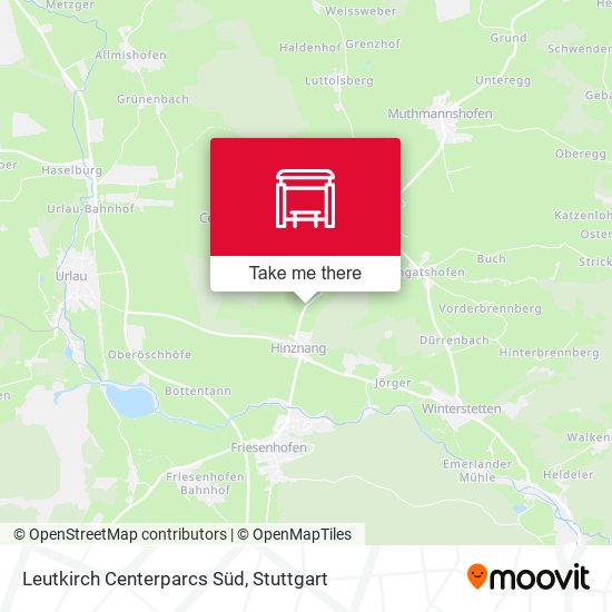 Leutkirch Centerparcs Süd map