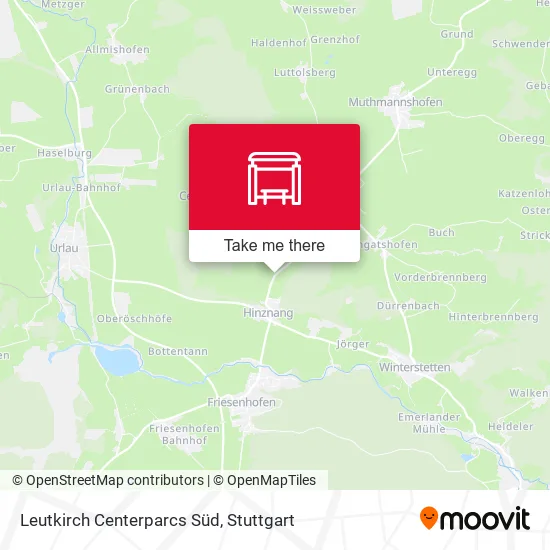 Карта Leutkirch Centerparcs Süd