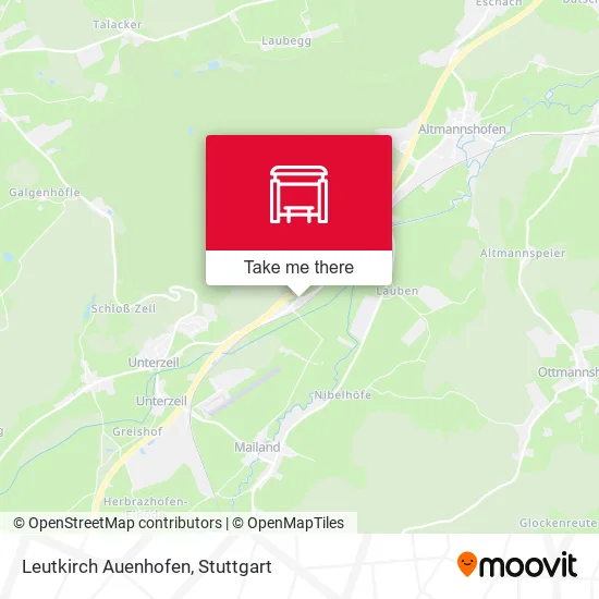 Leutkirch Auenhofen map