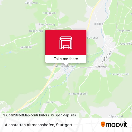Карта Aichstetten Altmannshofen