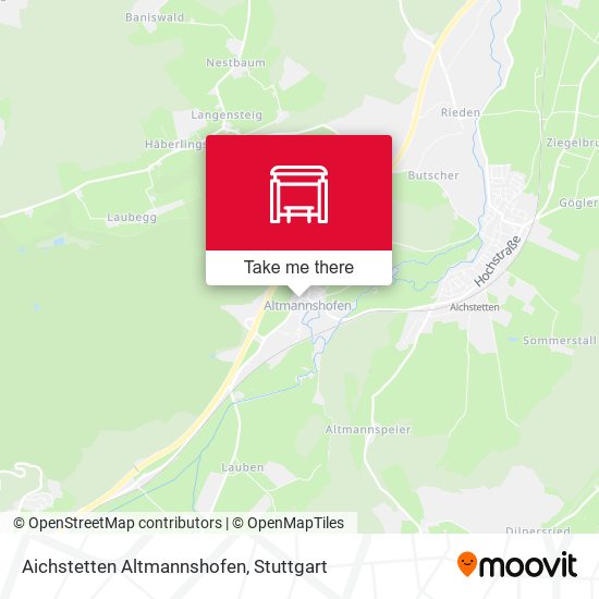 Aichstetten Altmannshofen map