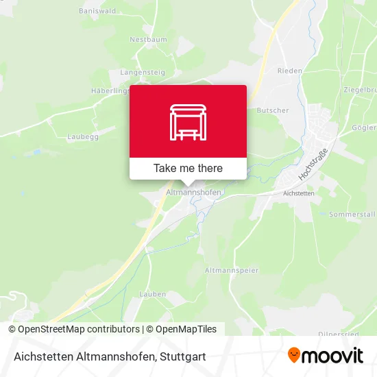 Карта Aichstetten Altmannshofen
