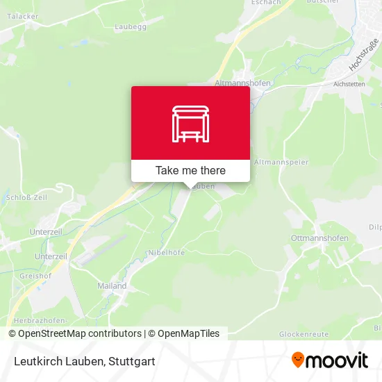Leutkirch Lauben map