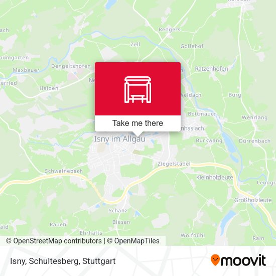 Карта Isny, Schultesberg