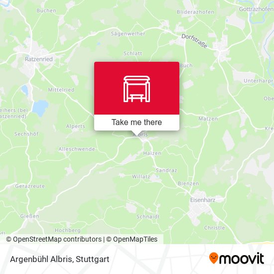 Карта Argenbühl Albris